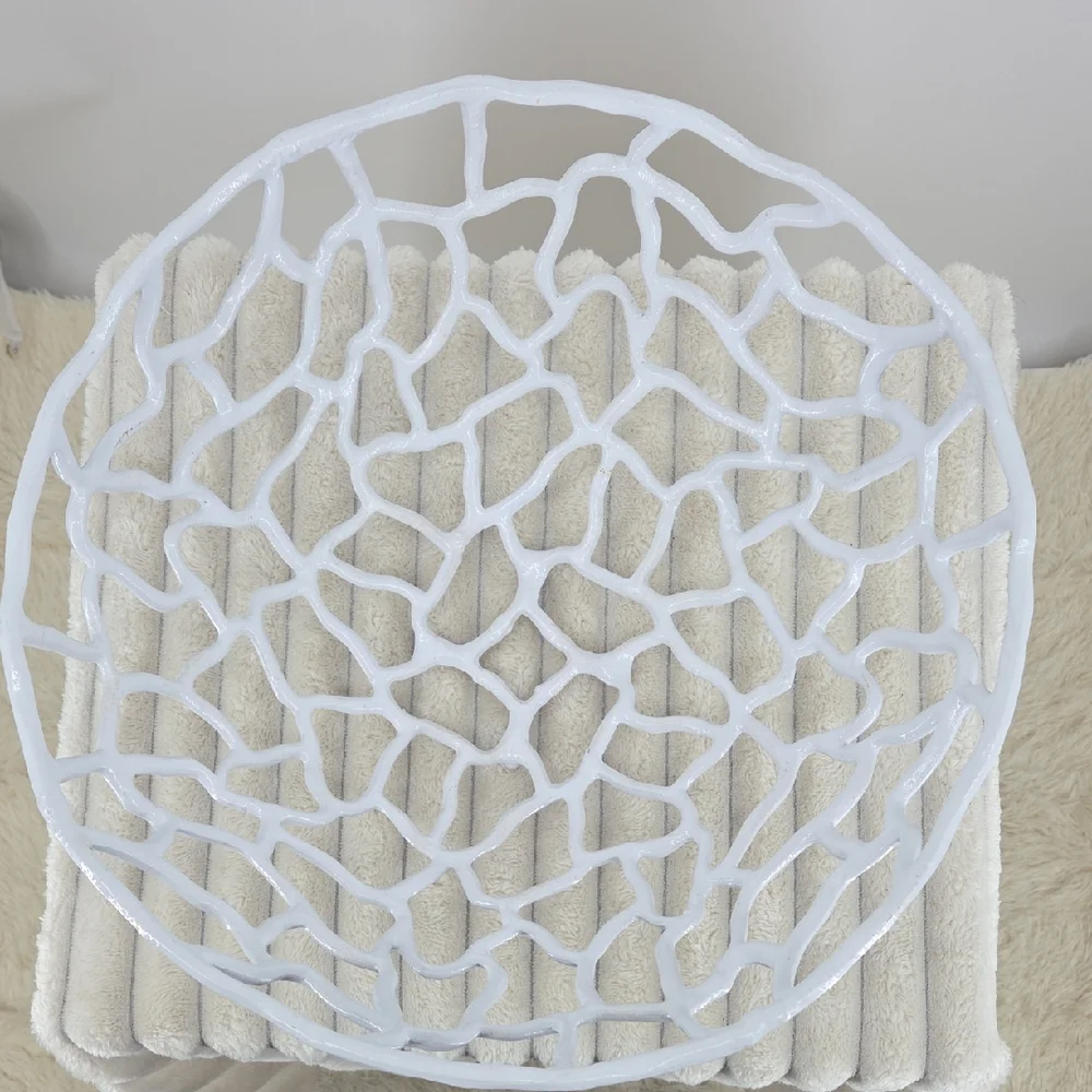 Pier 1 White Textured Basket coral reef